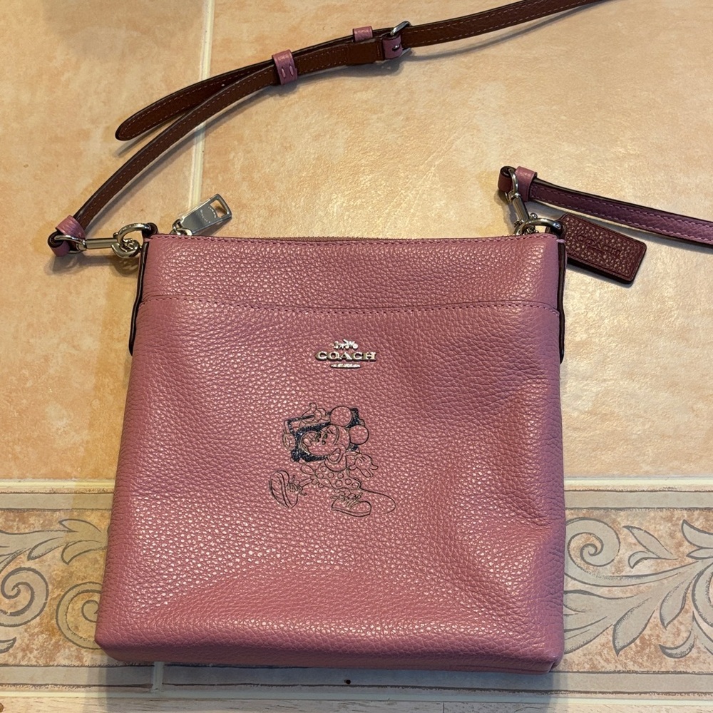 Coach X Disney Crossbody Bag with Mini Mouse Design